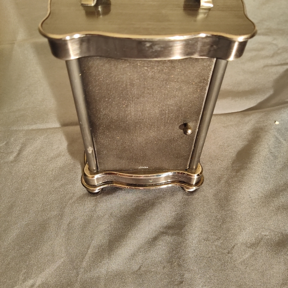Brushed Bronze Clock Approx 6" Tall - Picture 4 of 11